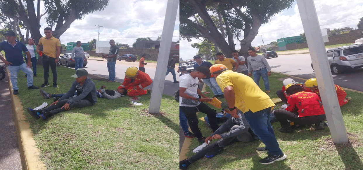 Motorizados Resultaron Heridos Por Colisi N En La Alirio Ugarte Pelayo