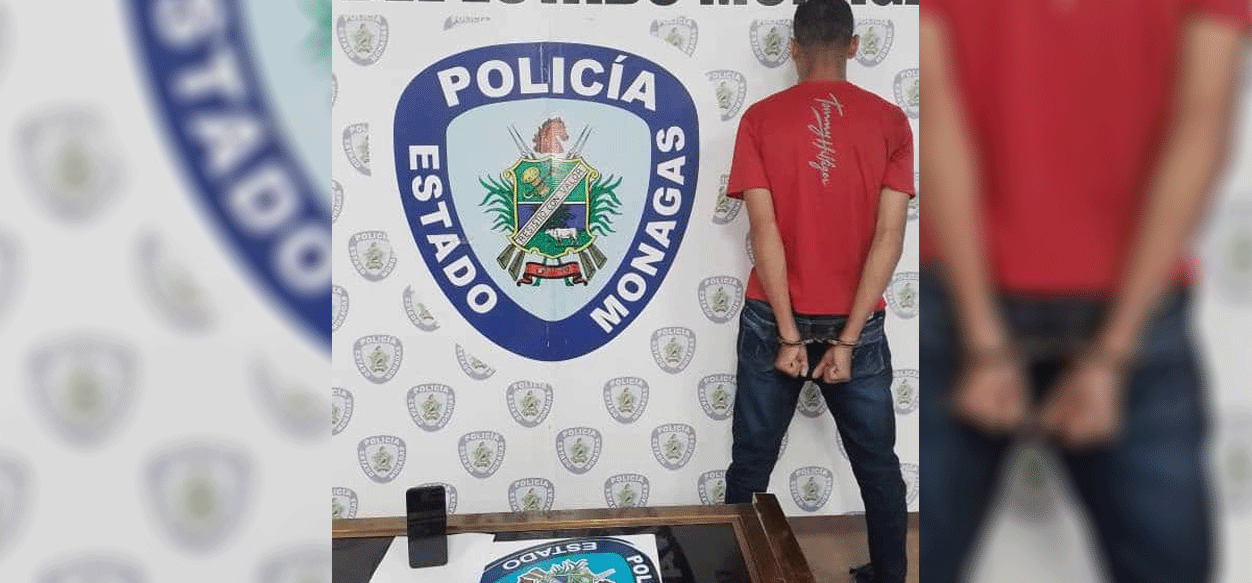 Polimonagas Detuvo A Sujeto Por Presunto Robo De Tel Fono Celular