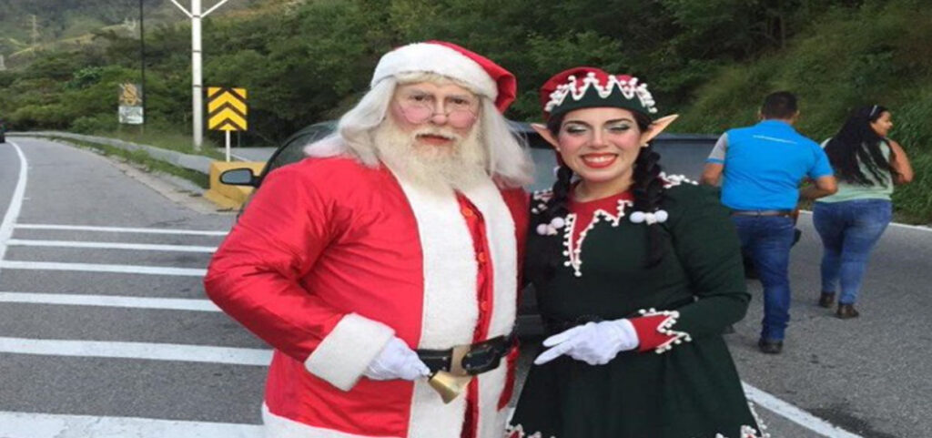 El Santa de la Cota Mil da la bienvenida a la Navidad