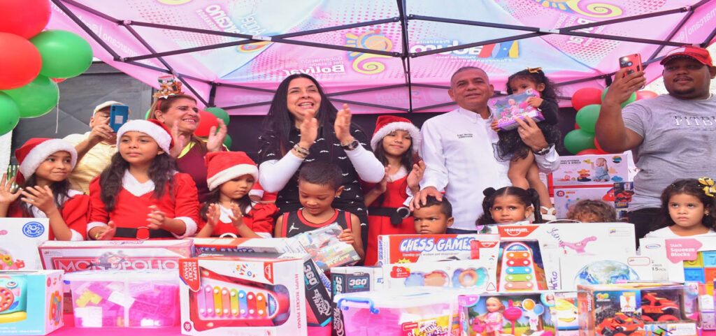 Inicio la Ruta Nino Jesus en Bolivar con la entrega de mas de 7500 juguetes