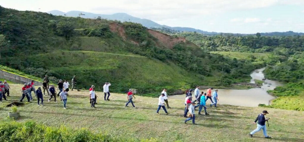 Inspeccionan rehabilitación de embalse El Guapo en Miranda