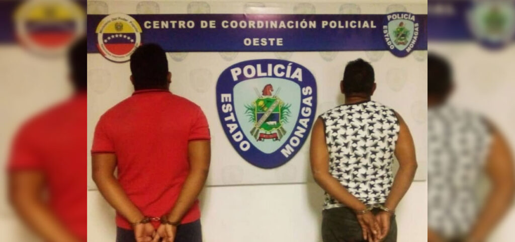 PoliMonagas aprehendió en Santa Bárbara a dos sujetos por el delito de lesiones