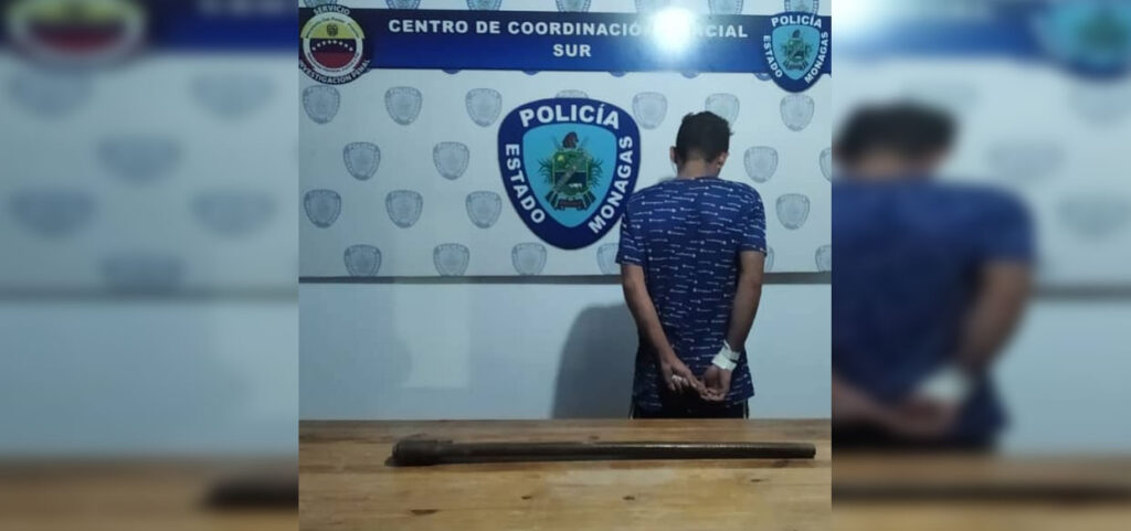 PoliMonagas lo aprehendió en Temblador por presuntas lesiones