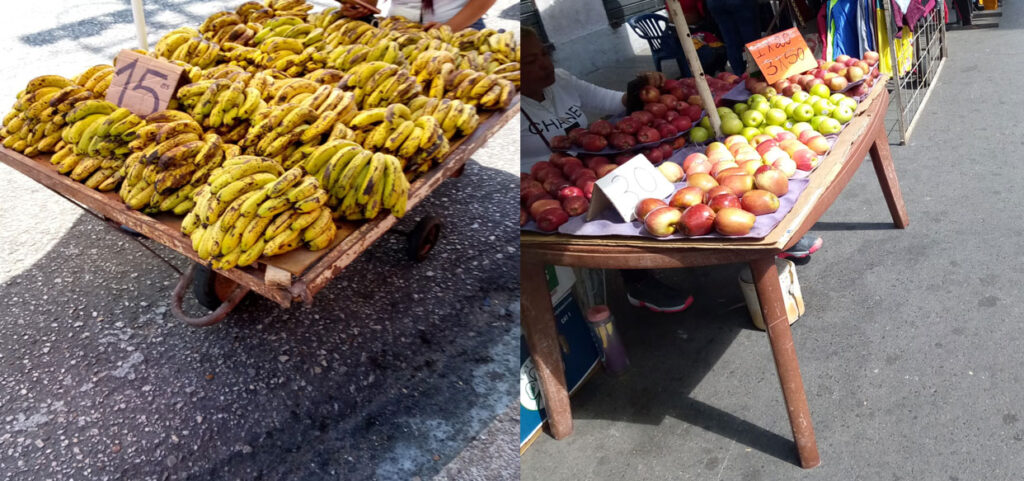 Carretilleros ofrecen frutas a muy bajo costo en Maturín 