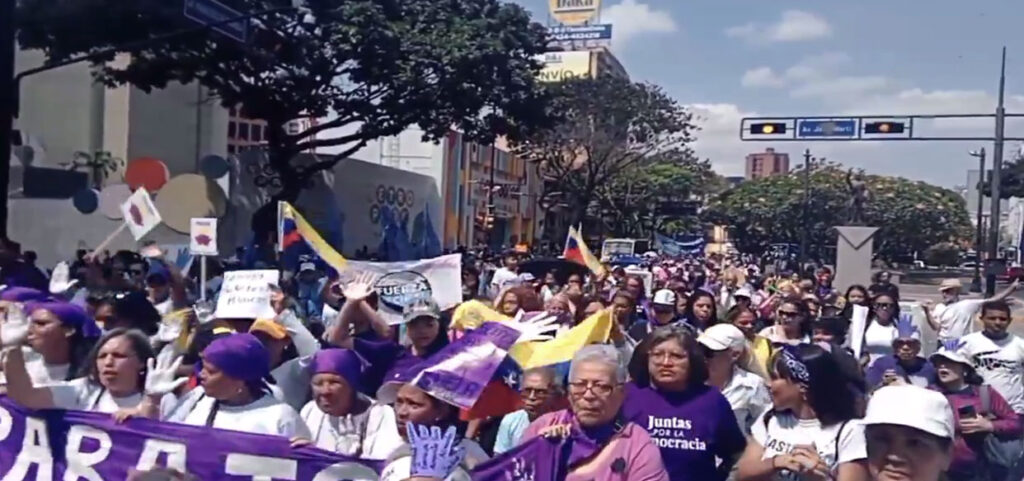 En Caracas se hizo sentir la Marchas de las Mujeres
