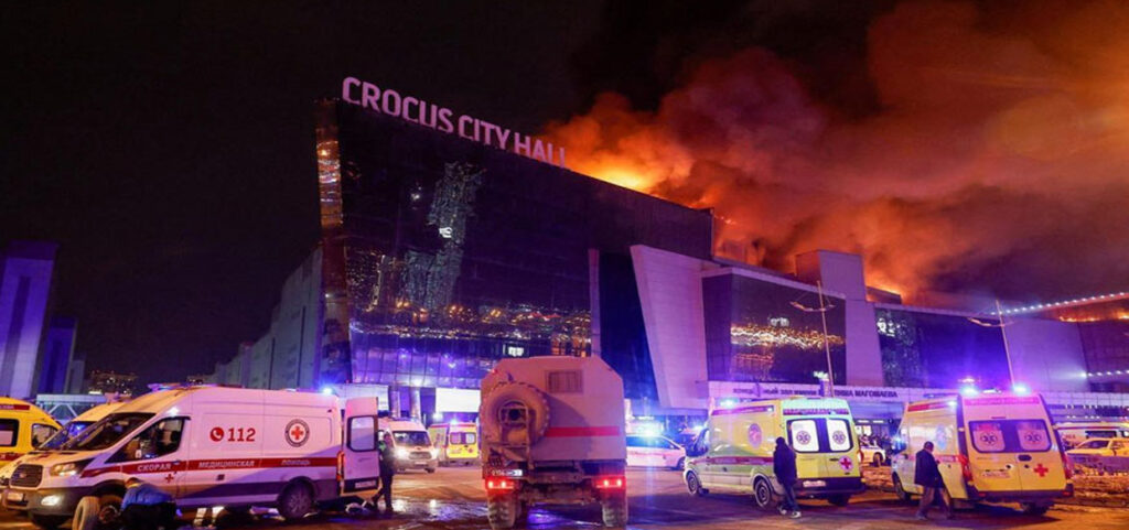 Tras el atentado terrorista del Crocus City Hall asciende a 154 el número de heridos 