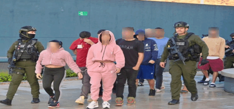 Autoridades colombianas capturaron a 11 presuntos miembros del Tren de Aragua