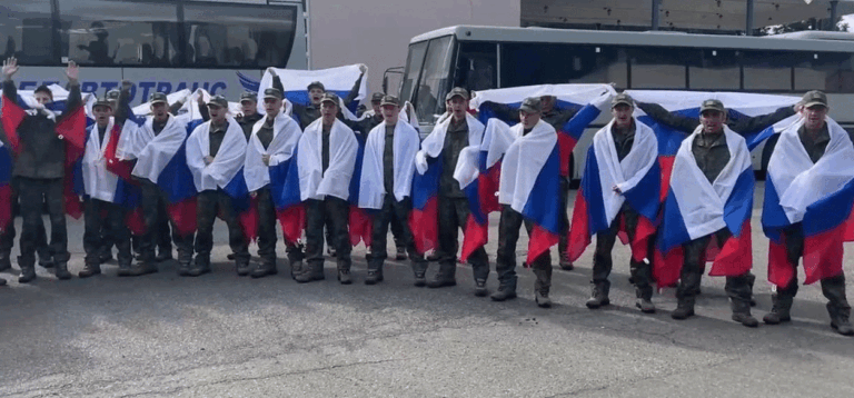 Rusia y Ucrania intercambian prisioneros de guerra
