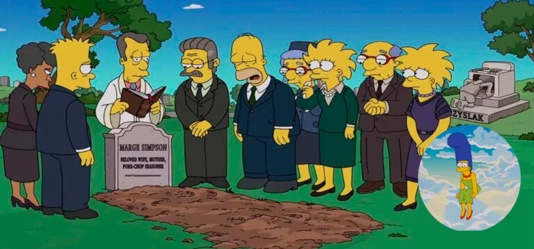 ¿Ha muerto Marge en el final de temporada 36 de Los Simpson?