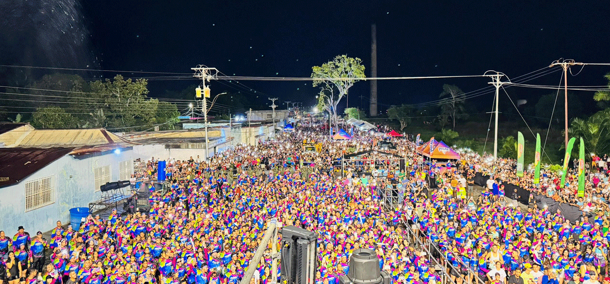 Más de 45 mil personas reunió el Jouvert de Caripito