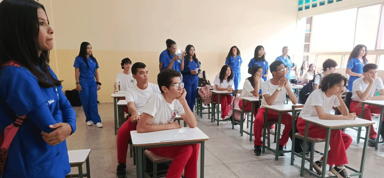Enfermería Unerg promueve salud integral en el Liceo Nacional “Francisco Isnardi”