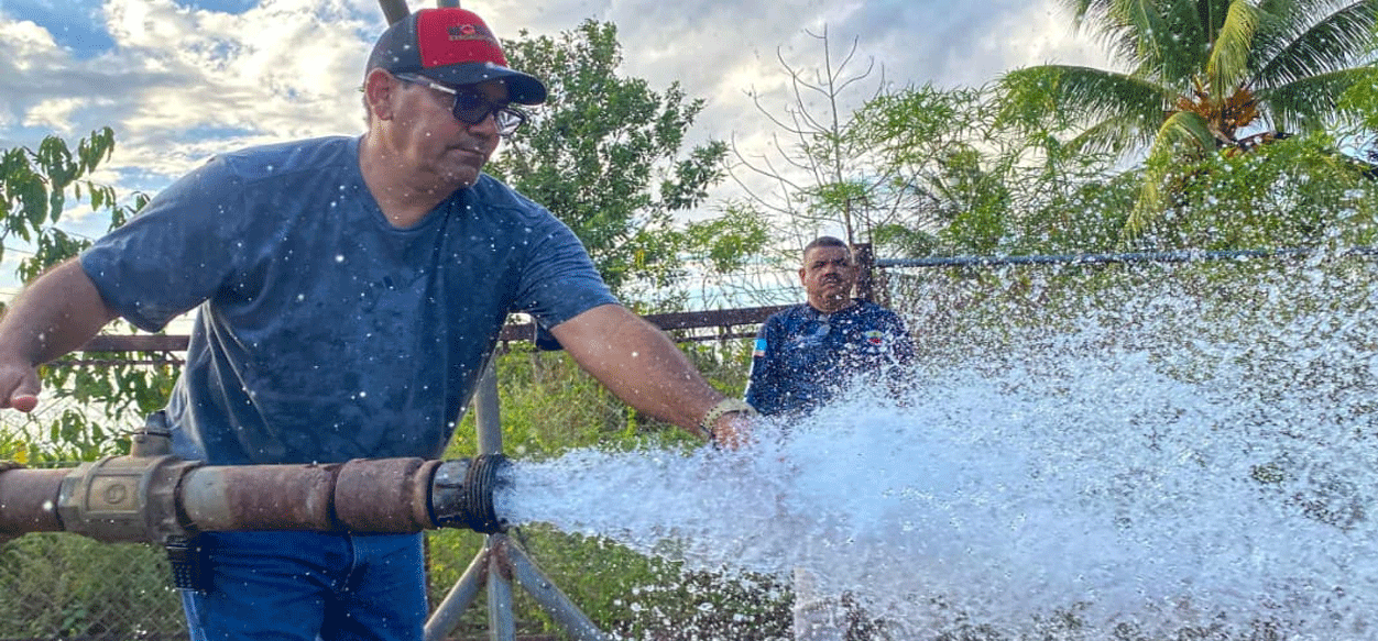 Alcalde José Maldonado reactiva servicio de agua potable para familias de Uverito