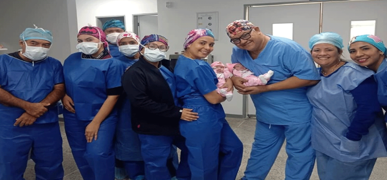 Equipo médico realiza con éxito primera cesárea gemelar en Aguasay