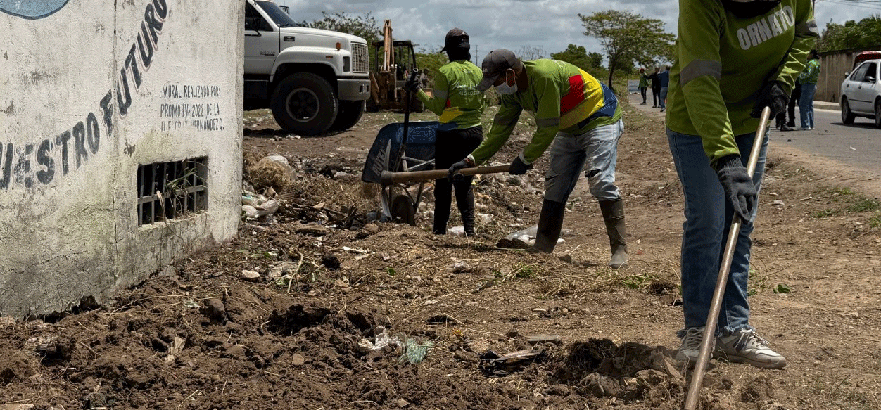 Alcaldía de Maturín ejecutó labores de saneamiento en El Mangozal de La Puente