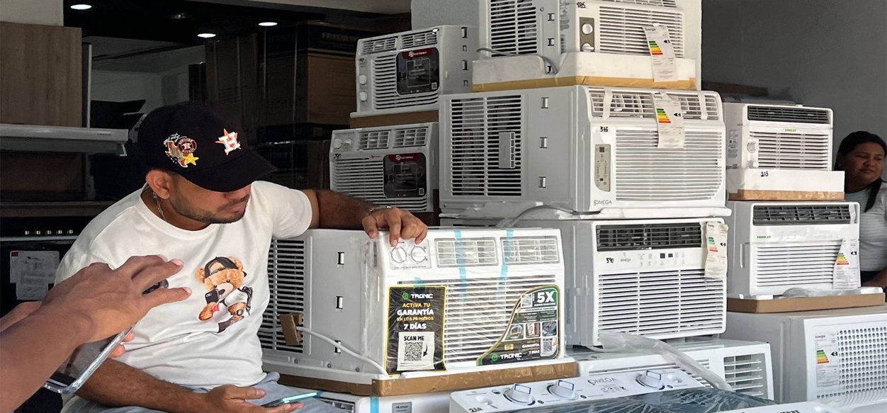 Aumentan ventas de aires acondicionados en el centro de Maturín por ola de calor