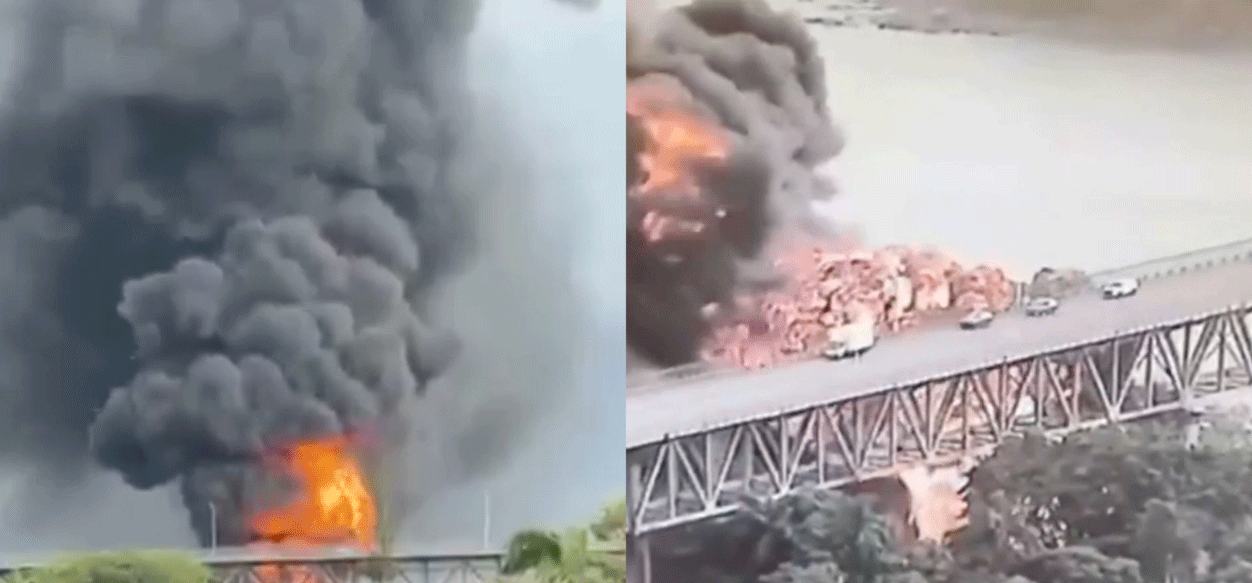 Al menos un muerto y varios heridos tras la explosión de camiones con combustible en Panamá