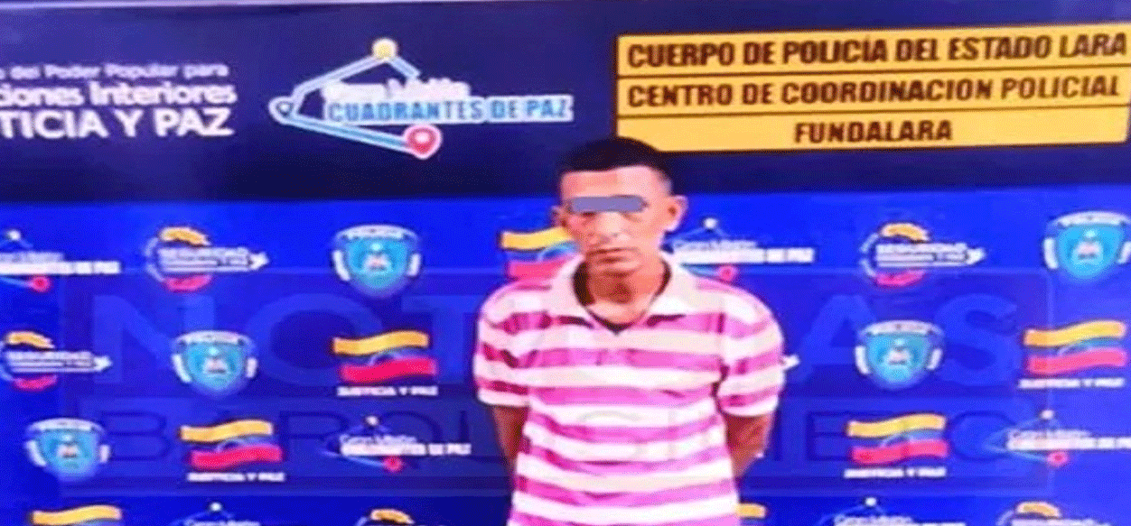 Detienen a padrastro de niño que llevó a la escuela una bomba lacrimógena en Lara