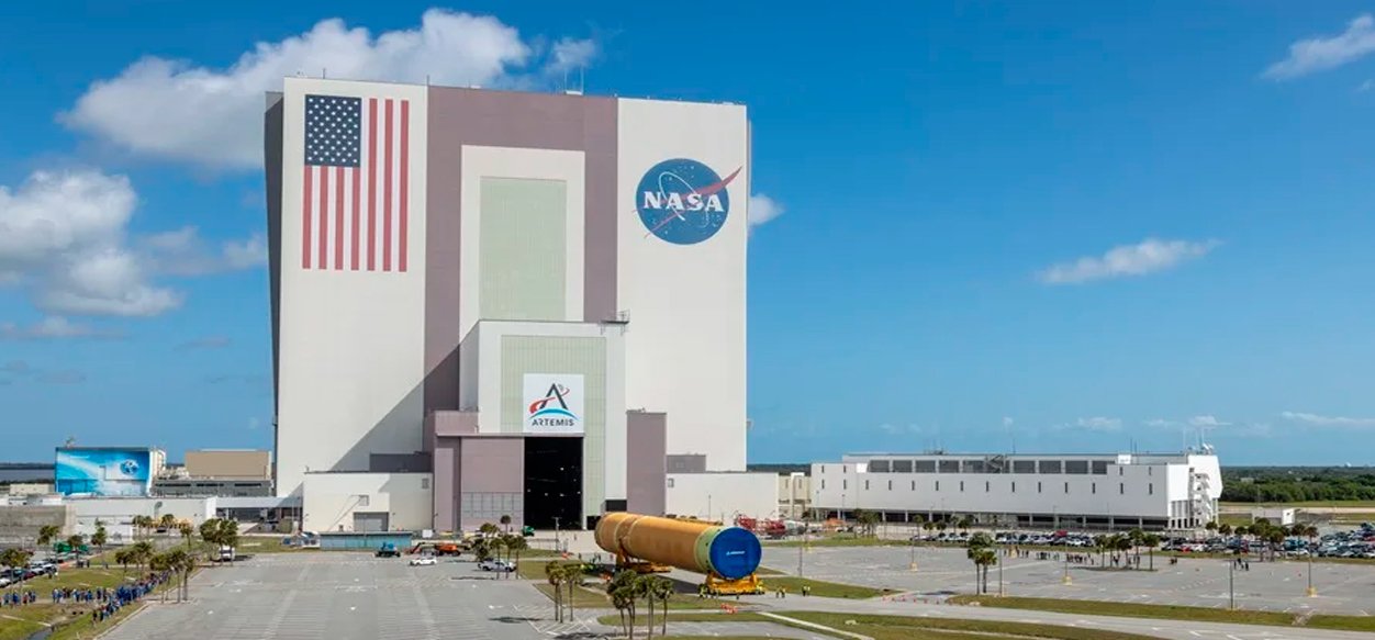 La NASA recibe en Florida la etapa central del cohete SLS para próxima misión