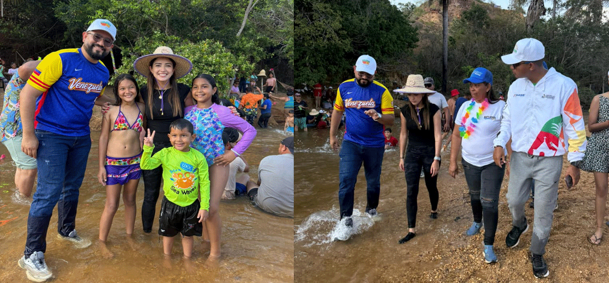 Ministra de Turismo Daniela Cabello compartió con temporadistas de Aguasay