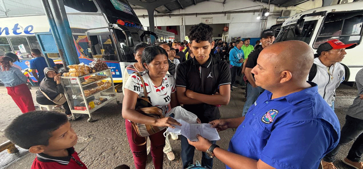 ​Más de 3 mil infantes se movilizaron por el Terminal de Maturín durante el asueto