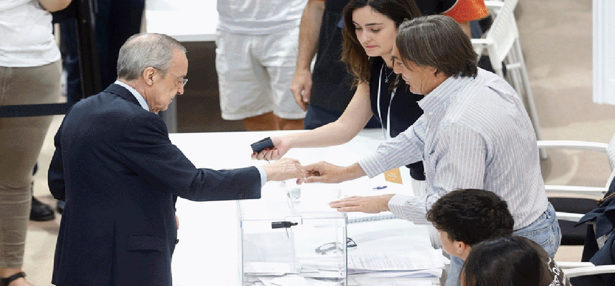 El Real Madrid celebra con alta participación su primera jornada electoral en dos décadas